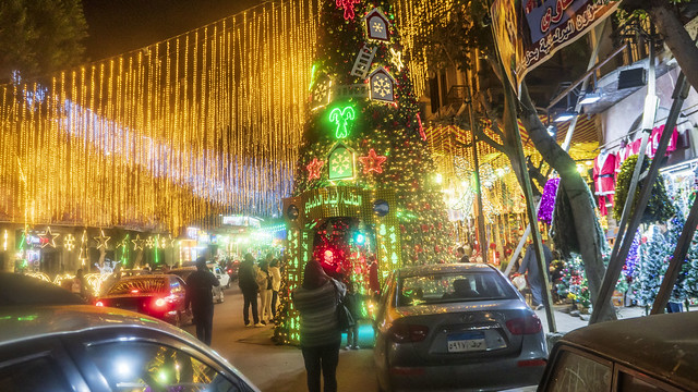 Shubra's Christmas tree in Egypt's Cairo