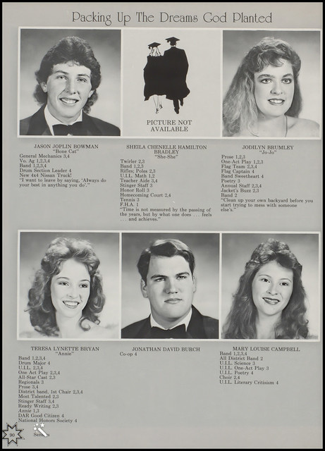 Alto High School Senior class of 1988 Page 5-Enhanced