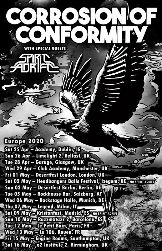 Corrosion Of Conformity Spring European Tour