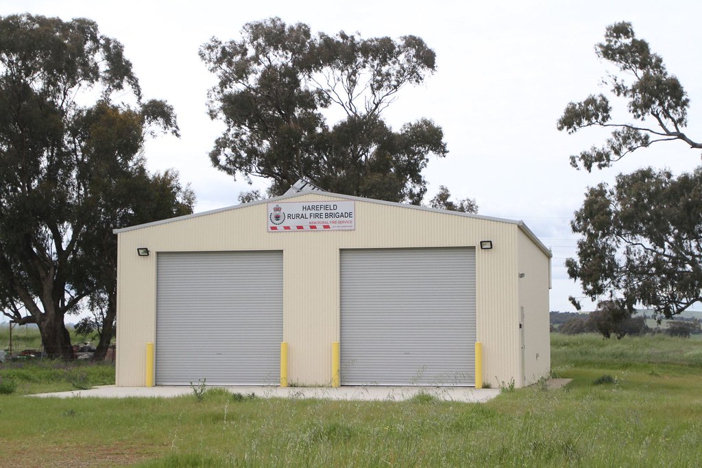 Harefield Rural Fire Brigade station | Junee is a railway to… | Flickr