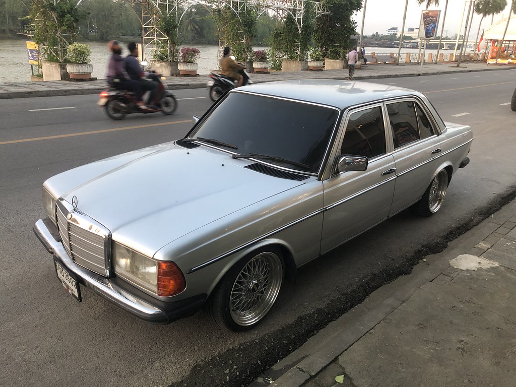 Classic Mercedes in Surat Thani, Thailand