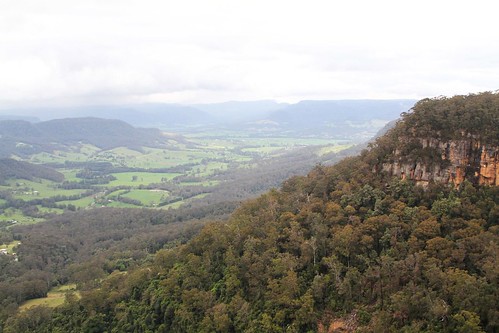 Looking out from Mannings lookout down towards Kangaroo Valley