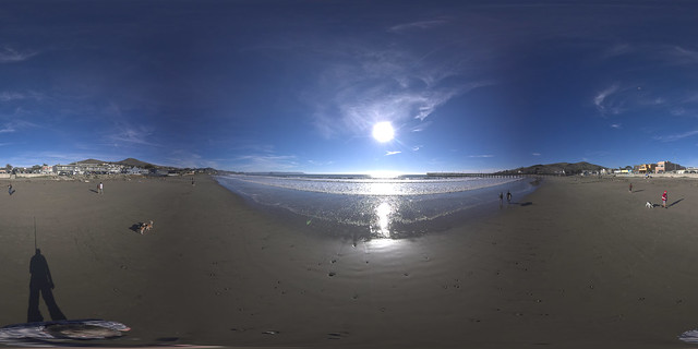 Cayucos State Beach walk, California