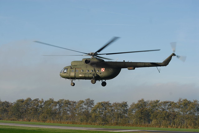 Mi-8T 639 c/n 10639 1.DLOT Polish-Army. Drachten Airfield, 12 November 2022.