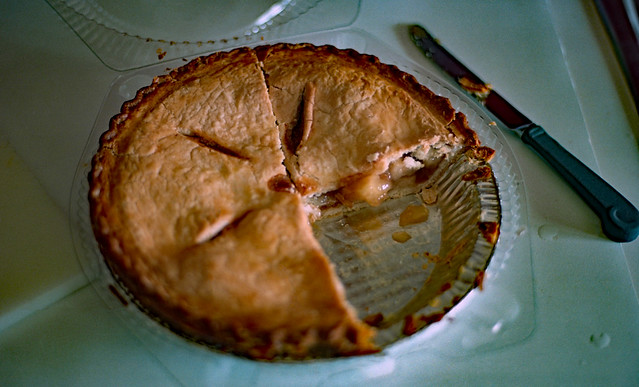a store bought apple pie