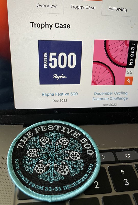 Rapha Festive 500  2022 - Done!