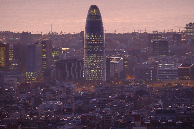 Barcelona sky line