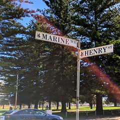 Street sign typography - Fremantle style
