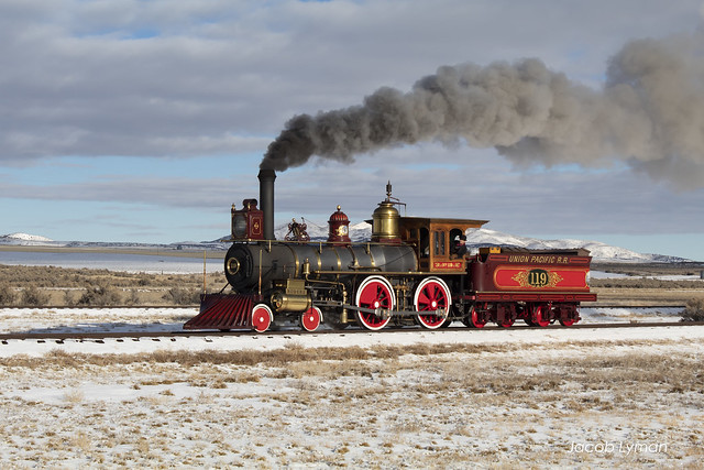 UP 119 at Winter Steam Fest