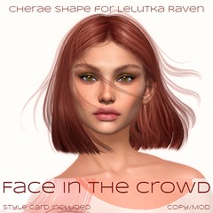 Cherae Shape For Lelutka Raven