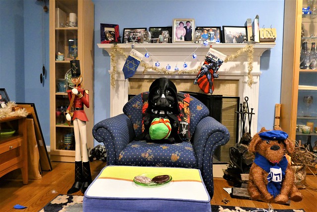 Darth Vader at Christmukkah