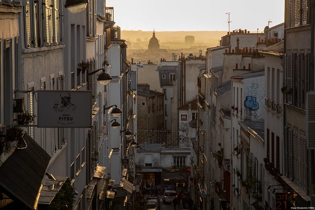 Golden hour from Montmartre, Paris