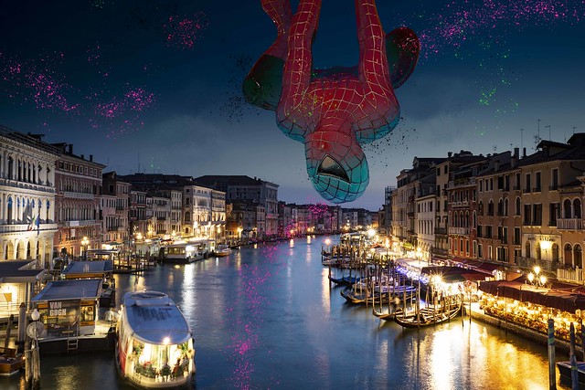 _L'uomo ragno a Venezia