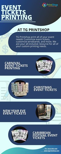 Event Tickets Printing - 1 | by tgprintshop