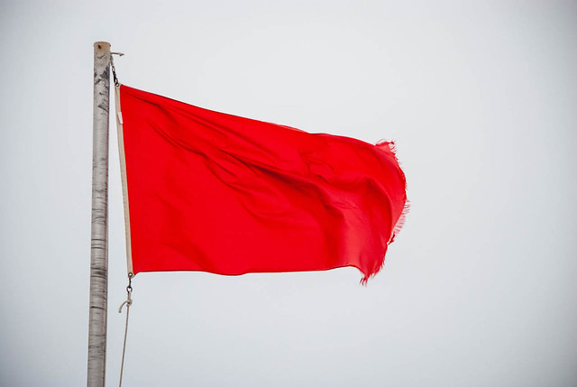 Red Flag Day at the Beach