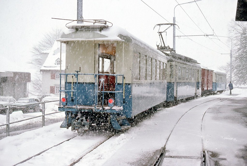 Trains du Trogenerbahn (Suisse)