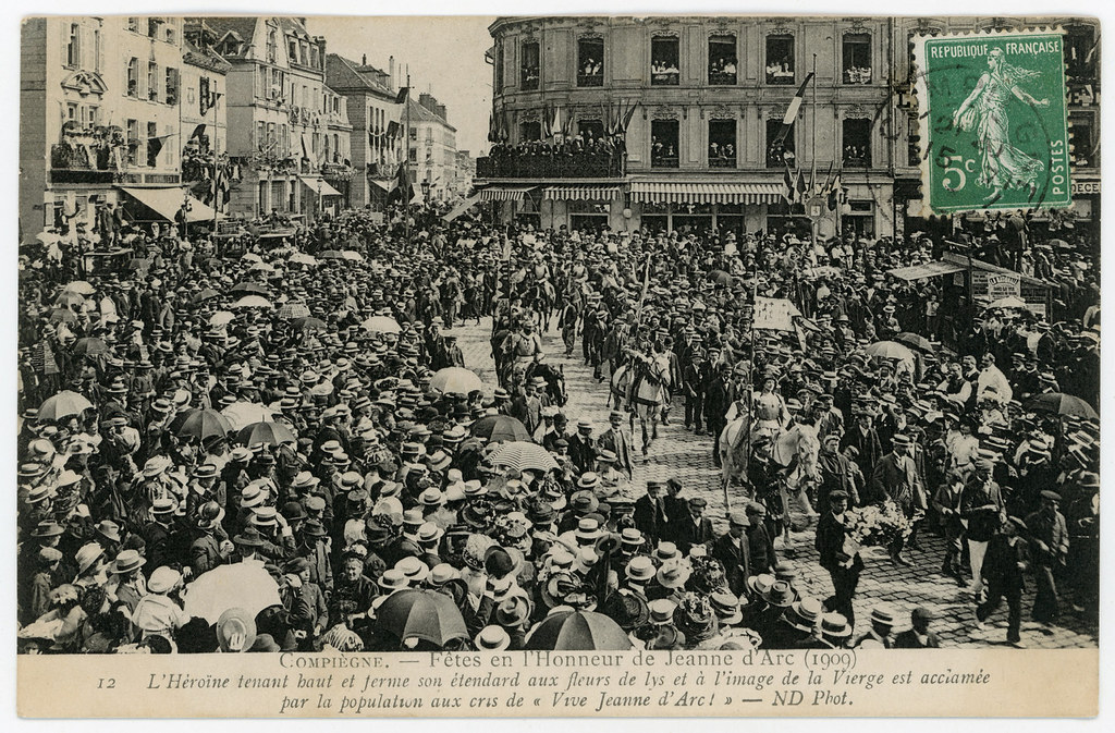 28-Postcard-Fêtes en l'honneur de Jeanne d'Arc-1909-ND-12