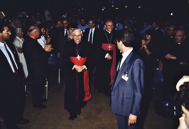 Il cardinale Ratzinger al Meeting 1990