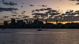 Sunset, Hamilton Riverwalk, Brisbane River, Brisbane, QLD, Queensland, River, 25 November 2022 (11)