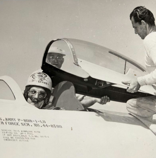 Tony Racey Tony LeVier. Lockheed P-80R