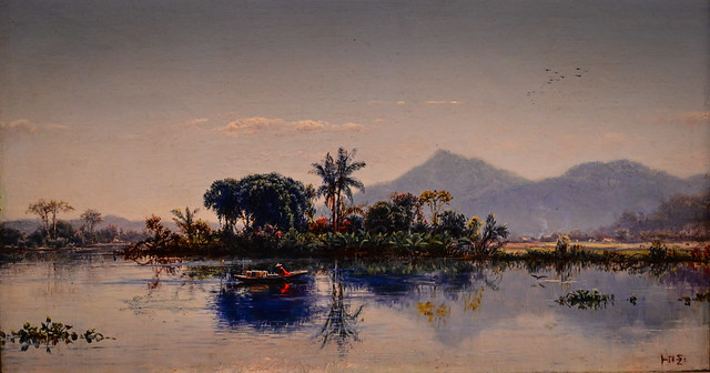 Louis Remy Mignot - River Scene Ecuador, 1857 at Gibbes Museum of Art Charleston SC