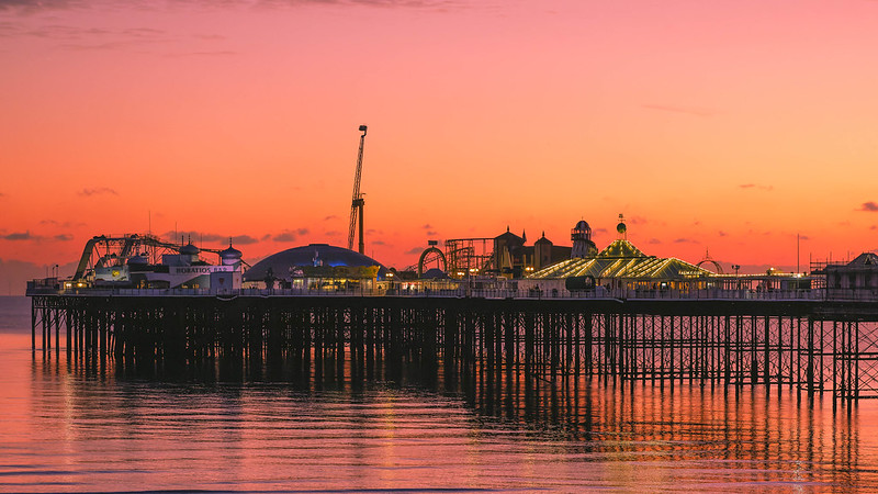 Brighton Pier After Sunset