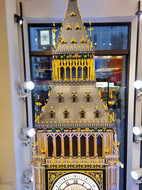 Clock or Elizabeth Tower (Big Ben), LEGO Store, 3 Swiss Court, Leicester Square, City of Westminster, London, W1D 6AP