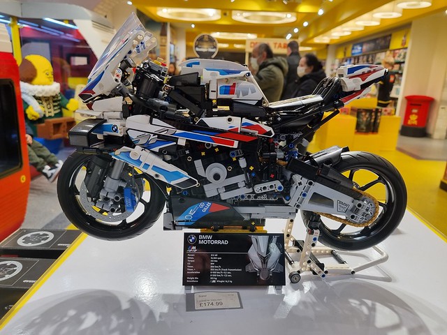 BMW M 1000 RR, LEGO Store, 3 Swiss Court, Leicester Square, City of Westminster, London, W1D 6AP