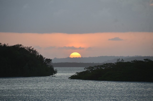 Island during Sunset