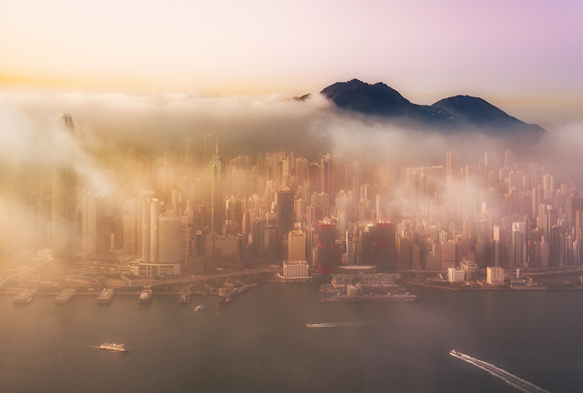 A Foggy Morning in Hong Kong