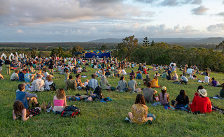 Hilltop Sunset Concert Audience