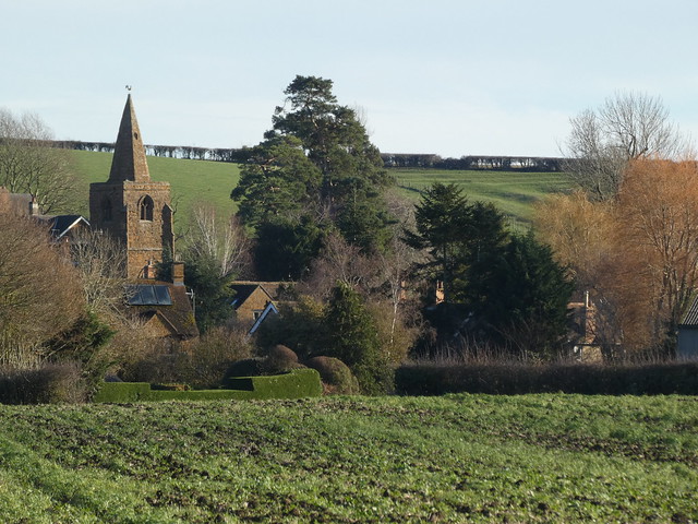 Fenny Compton from the West, Warwickshire, 2 January 2023
