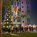 Christmas decorations in Sheikh Zayed's Capital Promenade Mall