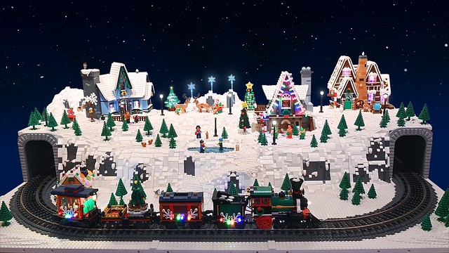 Lego Christmas Holiday Layout