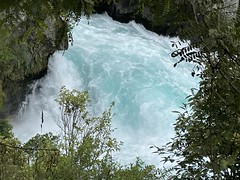 Huka Falls from the lookout, 2 Jan 2023.