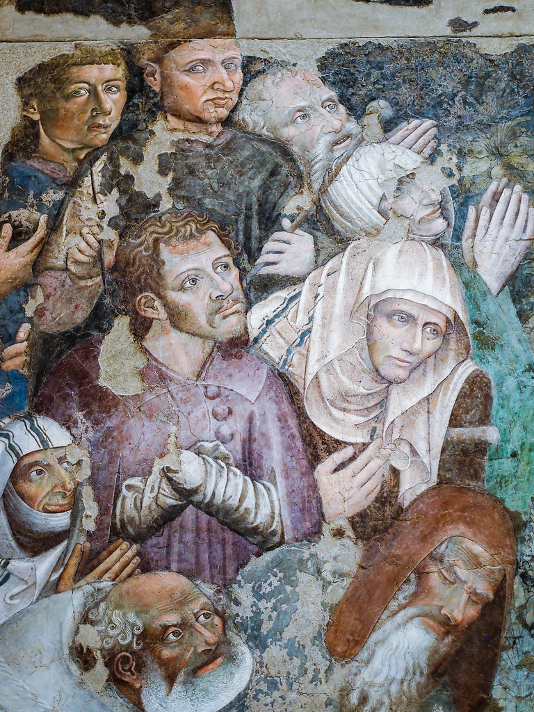 Detail from Fresco 'Triumph of Death,' Palazzo Abatellis, Palermo, Sicily