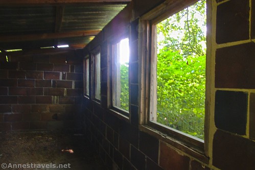 Inside of the chicken coop at the Stanford Trailhead, Cuyahoga Valley National Park, Ohio