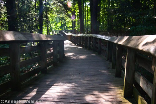 The boardwalk to Brandywine Falls, Cuyahoga Valley National Park, Ohio