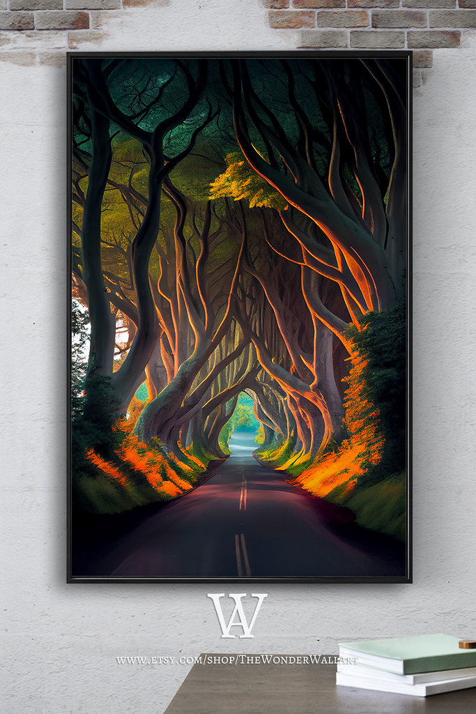 The Dark Hedges 1    (2)_Wall-Frame-Poster-02
