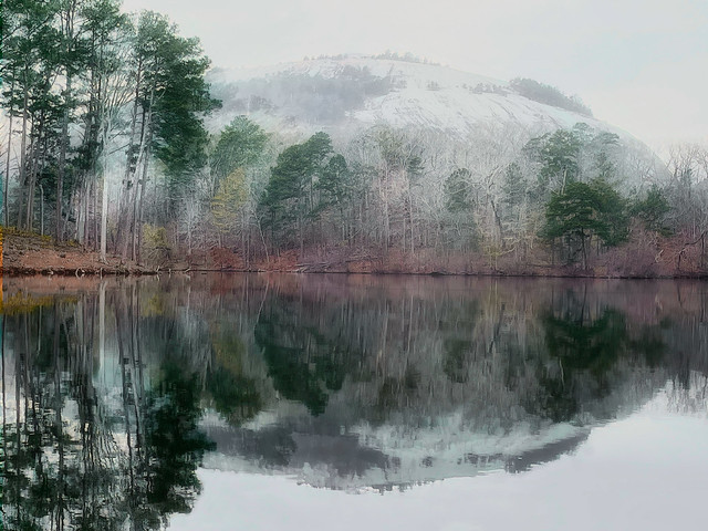 Stone Mountain, Georgia, winter 2022
