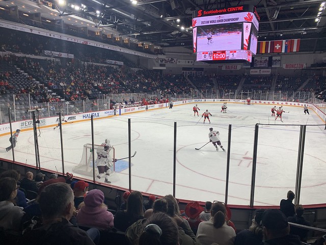 Latvia vs. Austria IIHF World Juniors Relegation Game (2) Halifax Nova Scotia
