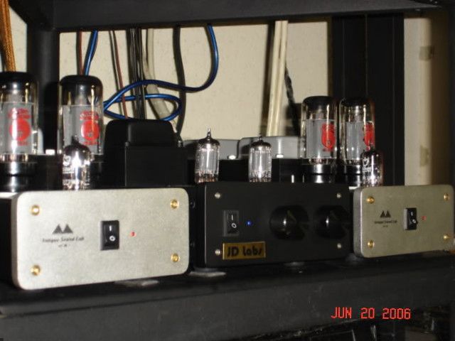 Antique Sound Labs Wave AV20 and JD Labs Tube Preamp in 2006