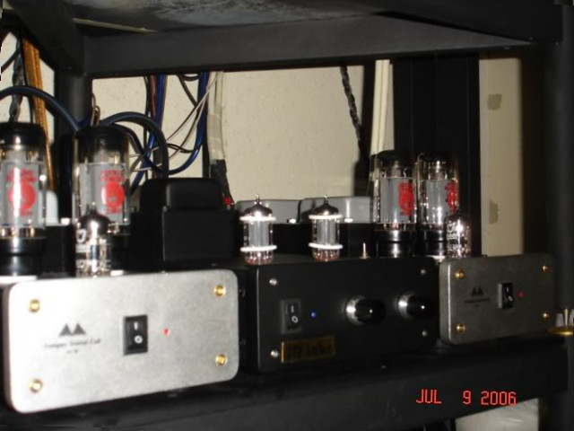 Antique Sound Lab Tube Monoblocks and JD Labs Tube Preamp in 2006