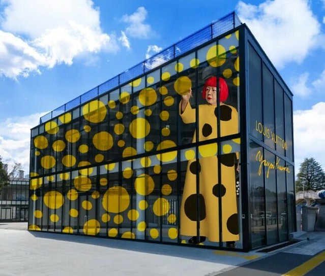 Louis Vuitton opens pop-up store in Tokyo for its collaborative collection  with Yayoi Kusama