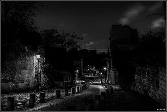 La rue de l'Abreuvoir Montmartre