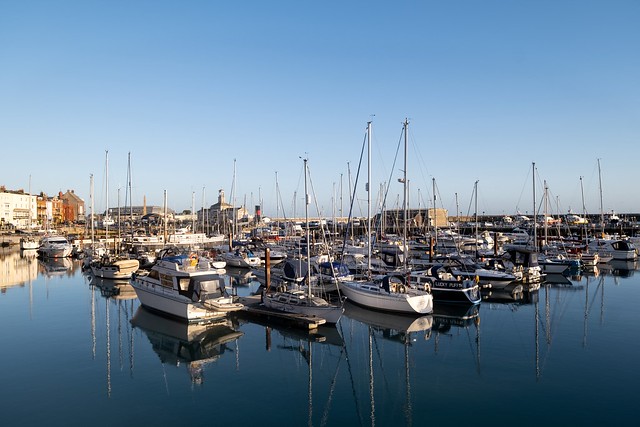 Glowing Afternoon Light Over the Royal Marina …