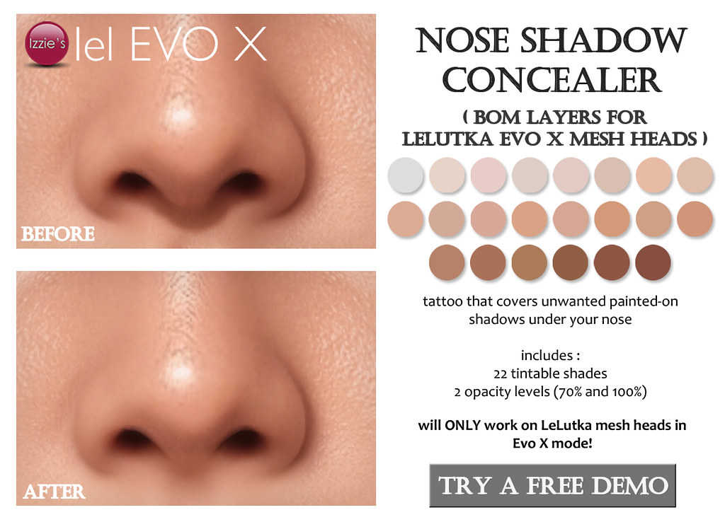 Nose Shadow Concealer (LeLutka Evo X) for FLF