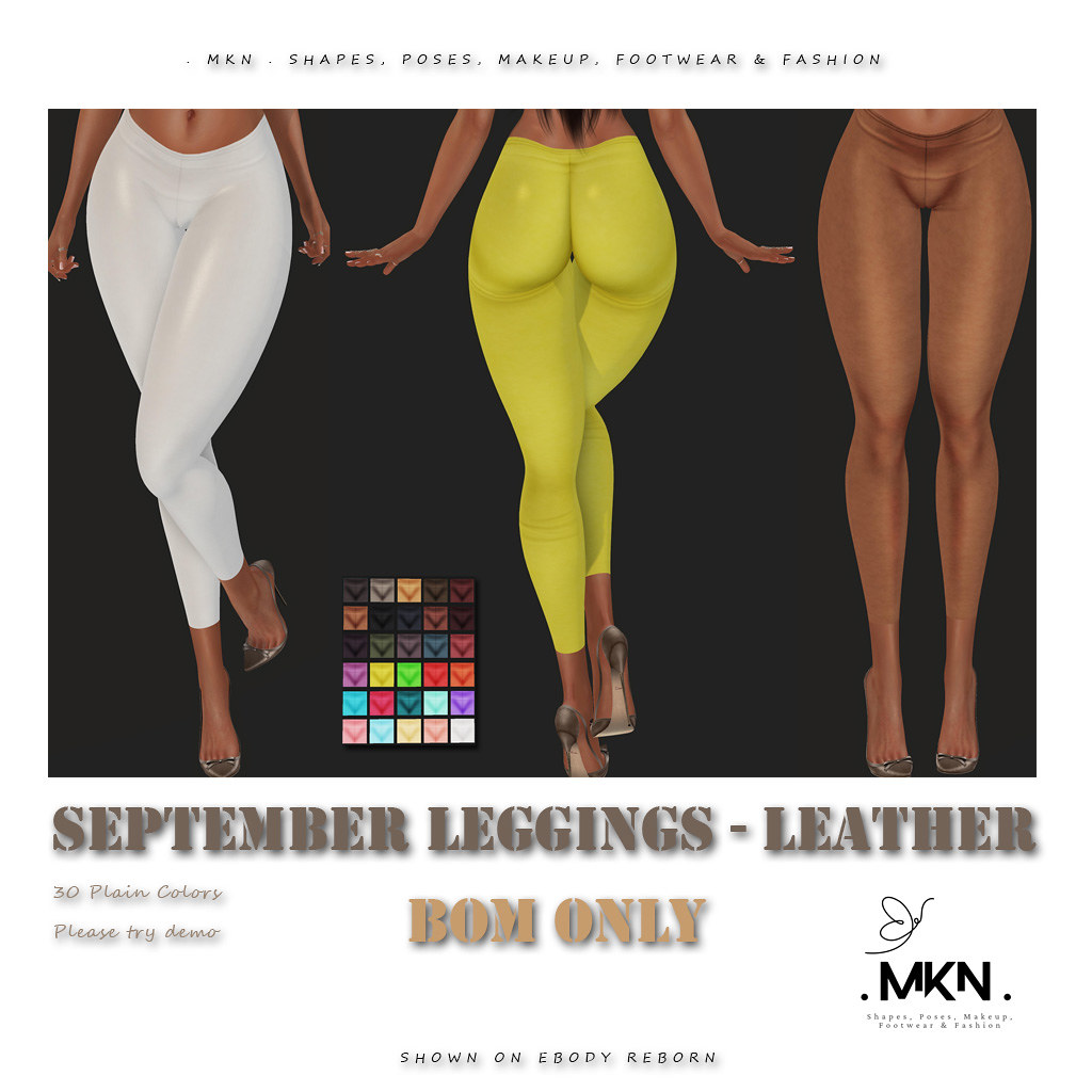 PROMO . MKN . September Leggings - Leather [BOM]