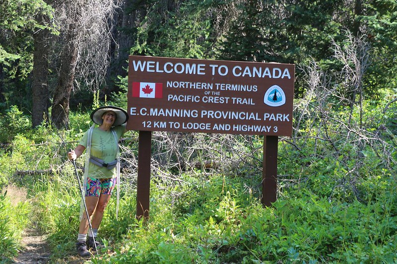 Canada had a great Welcome Sign on their side, but there was NO welcome sign on the US side of the border - SAD!