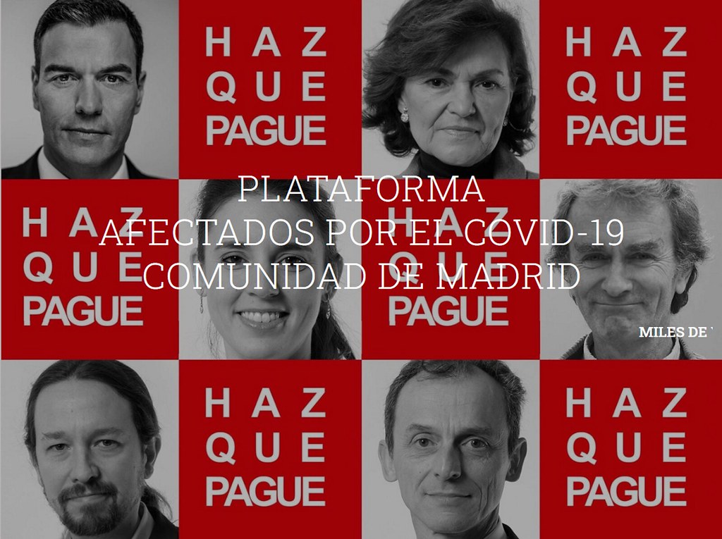 FOTOGRAFÍA. MADRID (ESPAÑA), 21.04.2020. Una fotografía de la captura de la portada del sitio web de la nueva Plataforma de Afectados por el Covid-19. Ñ Pueblo (2)